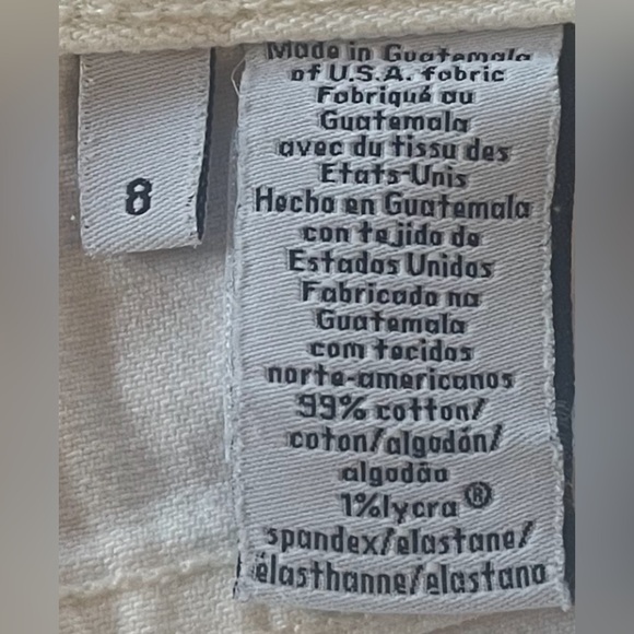 Calvin Klein white Jeans, size 8, inseam is 30” - Picture 6 of 7